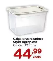 Oferta de Agraplast - Caixa Organizadora por R$44,99 em Carrefour