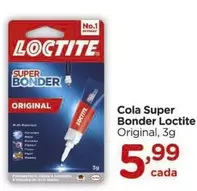 Oferta de Loctite - Cola Super por R$5,99 em Carrefour