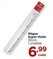 Oferta de Molin - Régua por R$6,99 em Carrefour