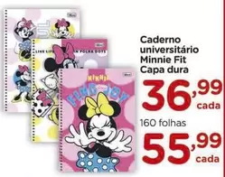 Oferta de Fit - Caderno universitário Minnie por R$36,99 em Carrefour