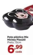 Oferta de Mix - Pote Plástico  Mickey Plasútil por R$6,99 em Carrefour