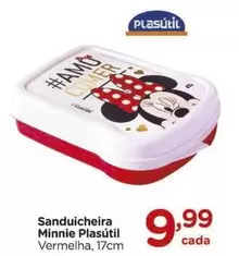 Oferta de Sandwicheira Minnie Plasútil por R$9,99 em Carrefour