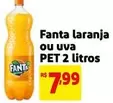 Oferta de Fanta - Laranja Ou Uva por R$7,99 em Mercado Extra