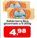 Oferta de Bica - Sabão Barra Glicerinado por R$4,98 em Supermercados ABC