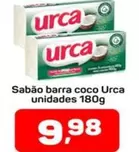 Oferta de Urca - Sabão Barra Coco por R$9,98 em Supermercados ABC