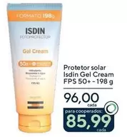 Oferta de Isdin - Protetor Solar Gel Cream FPS 50+ por R$96 em Drogarias Coop