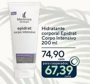 Oferta de Mantecorp Skincare - Hidratante Corporal Epidrat Corpo Intensivo por R$74,9 em Drogarias Coop