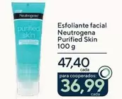 Oferta de Neutrogena - Esfoliante Facial Purified Skin por R$47,4 em Drogarias Coop