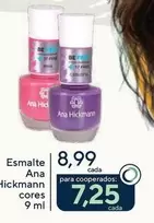 Oferta de Ana Hickmann - Esmalte Cores por R$8,99 em Drogarias Coop