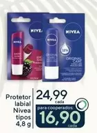 Oferta de Nivea - Protetor Labial por R$24,99 em Drogarias Coop