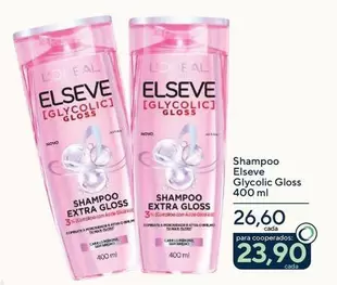 Oferta de L'Oréal - Shampoo Elseve Glycolic Gloss por R$26,6 em Drogarias Coop