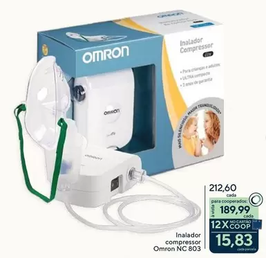 Oferta de Omron - Inalador Compressor por R$212,6 em Drogarias Coop