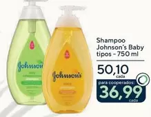 Oferta de Johnson's - Baby Shampoo  por R$50,1 em Drogarias Coop