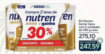 Oferta de Nutren - Kit Senior  por R$275,1 em Drogarias Coop