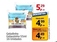 Oferta de Geladinho - por R$5,29 em Tenda Atacado