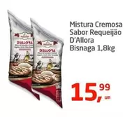 Oferta de D'allora - Mistura Cremosa Sabor Requeijão Bisnaga por R$15,99 em Tenda Atacado