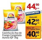 Oferta de Aurora - Coxinha Da Asa De Frango Congelada Iqf 3kg por R$44,9 em Tenda Atacado