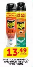 Oferta de Raid - Inseticida Aerossol Insetos Tipos por R$13,49 em Roldão