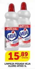 Oferta de Veja - Limpeza Pesada Cloro Ativo por R$15,89 em Roldão