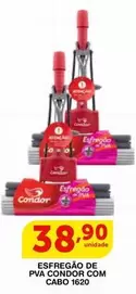 Oferta de Condor - Esfregao De Pva  Com Cado 1620 por R$38,9 em Roldão