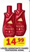 Oferta de Locao Hidratante Paixão Tentadora por R$14,99 em Roldão