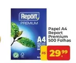 Oferta de Report - Papel A4 Premium por R$29,99 em Tonin Superatacado