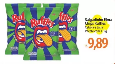 Oferta de Elma - Salgadinho Chips Ruffles por R$9,89 em Atacadão