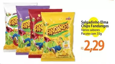 Oferta de Fandangos - Salgadinho Elma Chips por R$2,29 em Atacadão