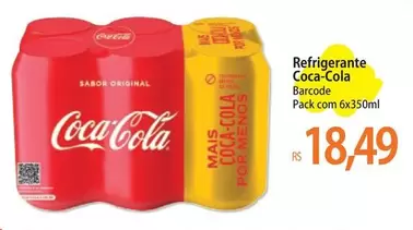 Oferta de Coca-Cola - Refrigerante por R$18,49 em Atacadão