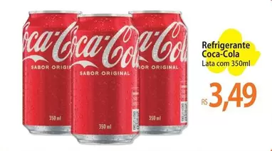 Oferta de Coca-Cola - Refrigerante por R$3,49 em Atacadão