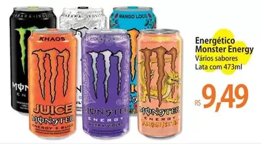 Oferta de Monster - Energético Energy por R$9,49 em Atacadão