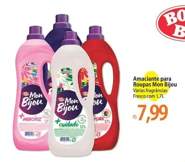 Oferta de Mon Bijou - Amaciante Para Roupas por R$7,99 em Atacadão