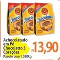 Oferta de 3 Corações - Achocolatado Em Pó Chocolatto por R$13,9 em Atacadão