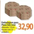 Oferta de Pacote - Embalagem Para Pizza Sao José por R$32,9 em Atacadão