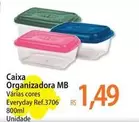 Oferta de MB - Caixa Organizadora por R$1,49 em Atacadão