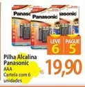 Oferta de Panasonic - Pilha Alcalina Aaa por R$19,9 em Atacadão