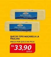 Oferta de La paulina - Queijo Tipo Muçarela por R$33,9 em Assaí Atacadista