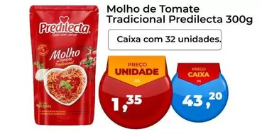 Oferta de Predilecta - Molho De Tomate Tradicional por R$1,35 em Tonin Superatacado