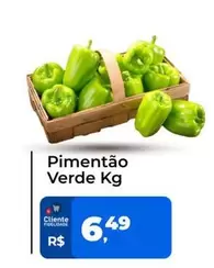 Oferta de Pimentão Verde por R$6,49 em Tonin Superatacado