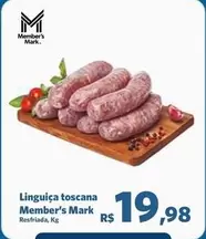 Oferta de Member's Mark - Linguiça Toscana por R$19,98 em Sam's Club