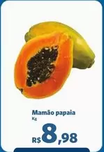 Oferta de Mamão Papaia por R$8,98 em Sam's Club