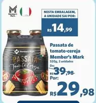 Oferta de De   - Passata De Tomate-cereja por R$29,98 em Sam's Club