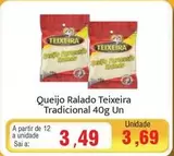 Oferta de Teixeira - Queijo Ralado Tradicional por R$3,49 em Spani Atacadista