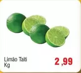 Oferta de Taiti - Limão Taiti por R$2,99 em Spani Atacadista