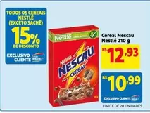 Oferta de Nestlé - Cereal Nescau por R$12,93 em Mercado Extra