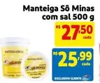 Oferta de Minas - Manteiga por R$27,5 em Mercado Extra