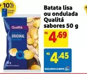 Oferta de Qualitá - Batata Lisa Ou Ondulada por R$4,69 em Mercado Extra