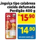 Oferta de Perdigão - Linguiça Tipo Calabresa Cozida Defumada por R$14,9 em Mercado Extra