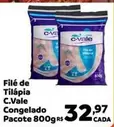 Oferta de C-Vale - Filé De Tilápia C.vale Congelado por R$32,97 em Max Atacadista