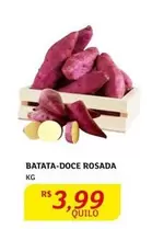 Oferta de Batata-Doce Rosada por R$3,99 em Assaí Atacadista